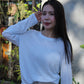 Onyx Semi-Sheer Long Sleeve Top (White)