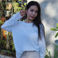 Onyx Semi-Sheer Long Sleeve Top (White)
