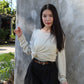 Giselle Linen Cotton Bermuda Shorts (Black)