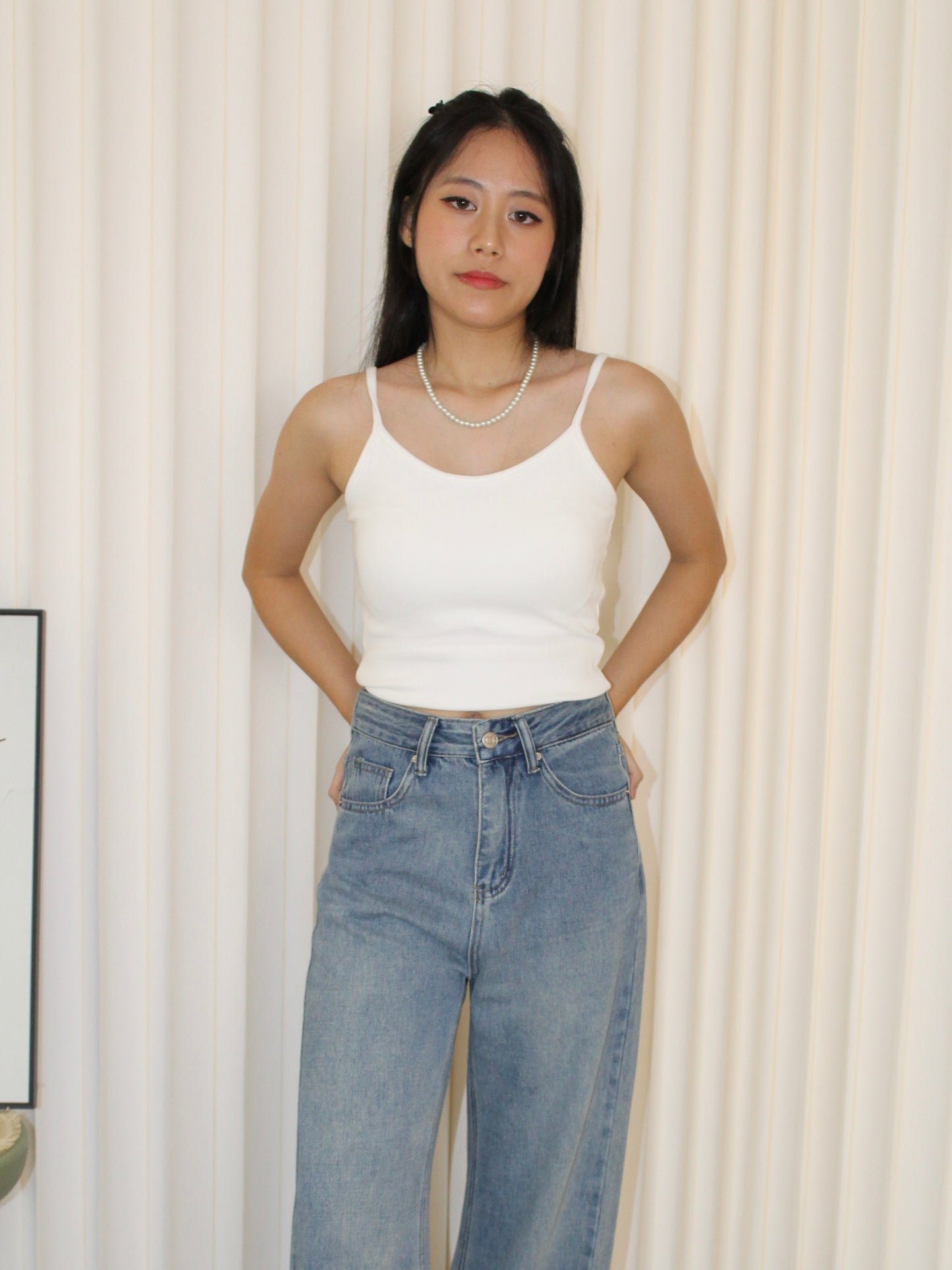 Dinny Padded Top (White)