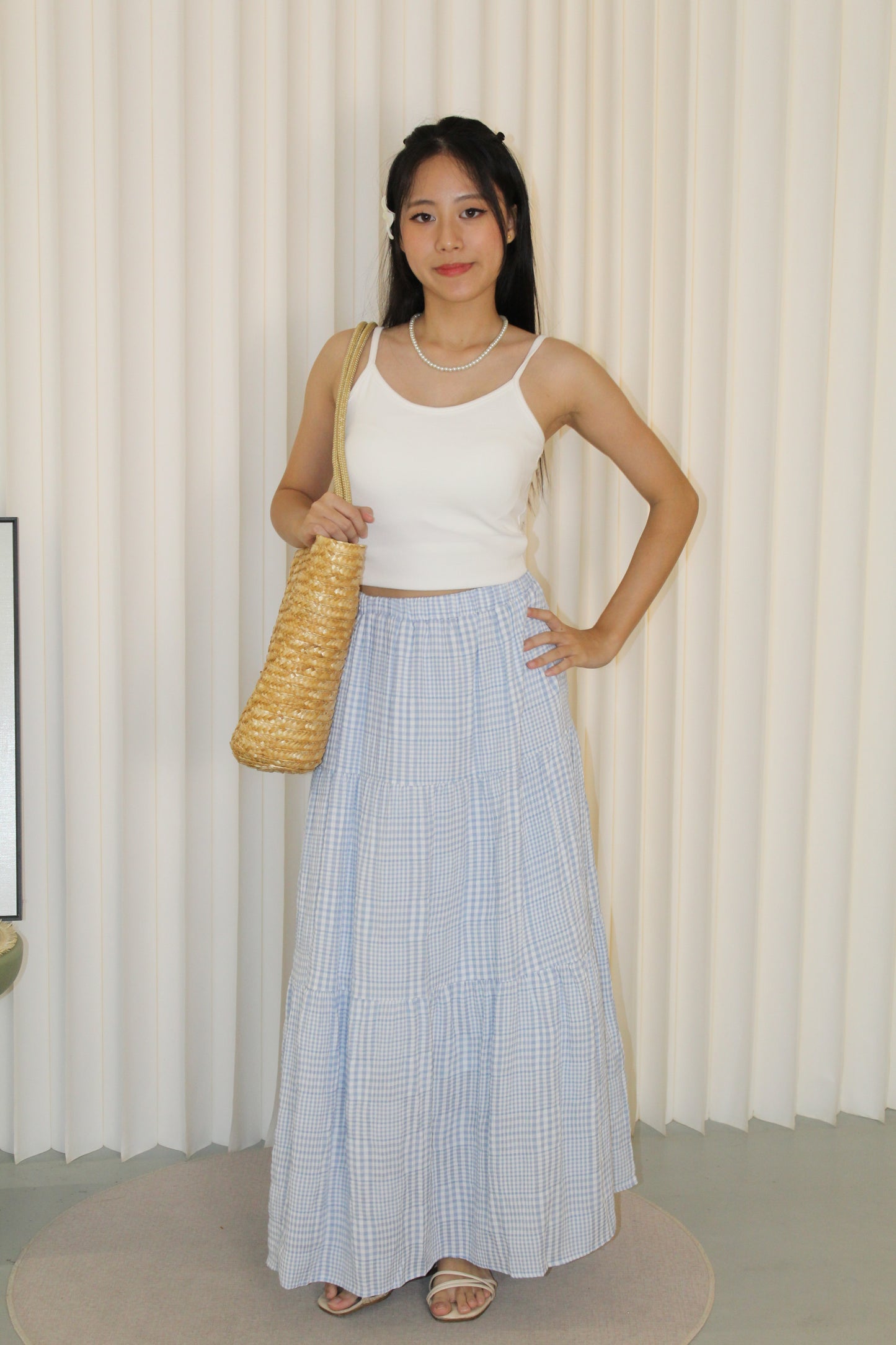 Dinny Padded Top (White)