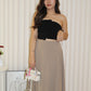 Cooper Suit Maxi Skirt (Khaki)