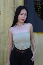 Belle Tube Padded Top (White)