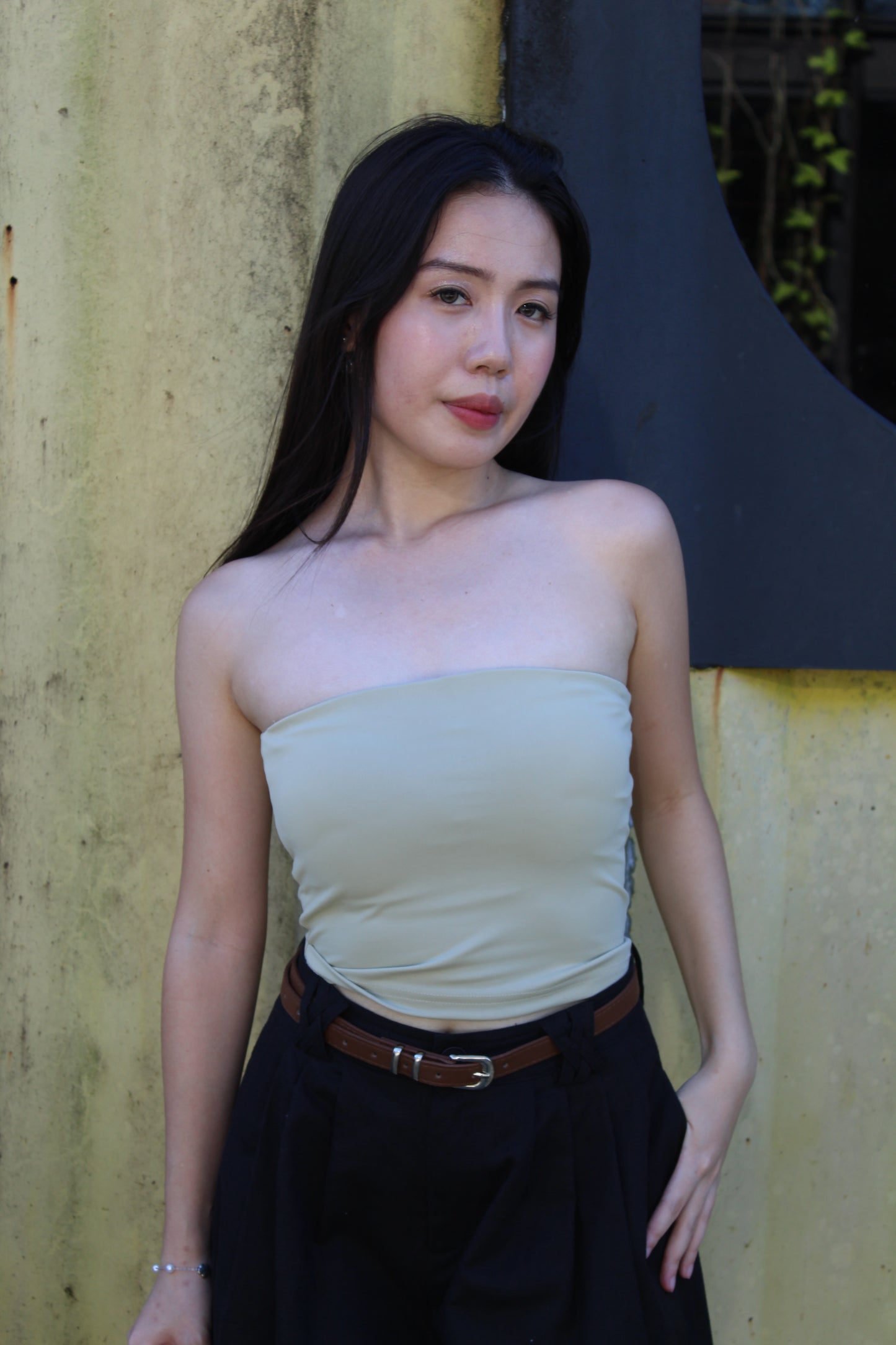 Belle Tube Padded Top (Black)