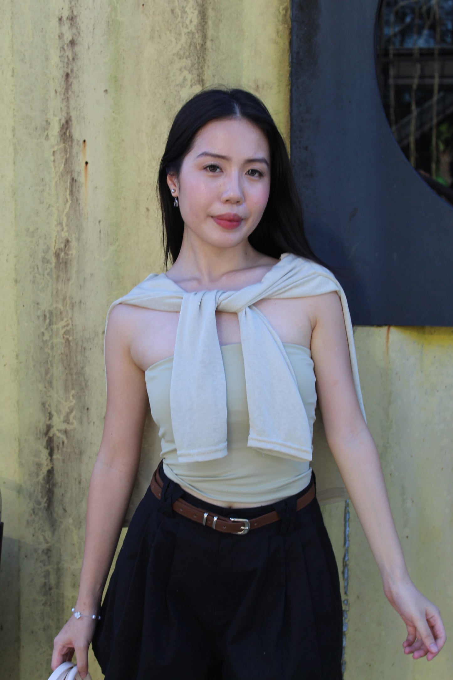 Belle Tube Padded Top (Black)