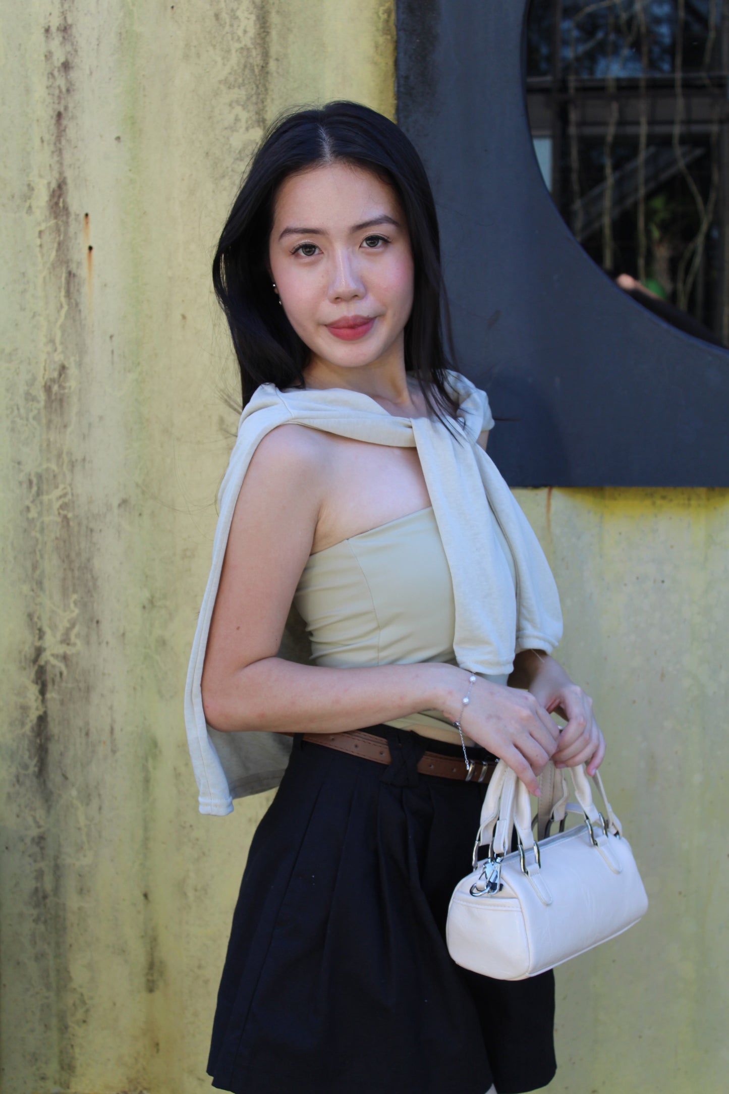 Belle Tube Padded Top (Black)