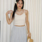 Dinny Padded Top (White)