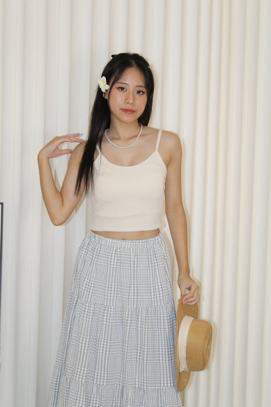 Dinny Padded Top (Cream)