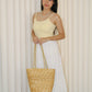 Brenda Checkered Maxi Skirt (Blue)