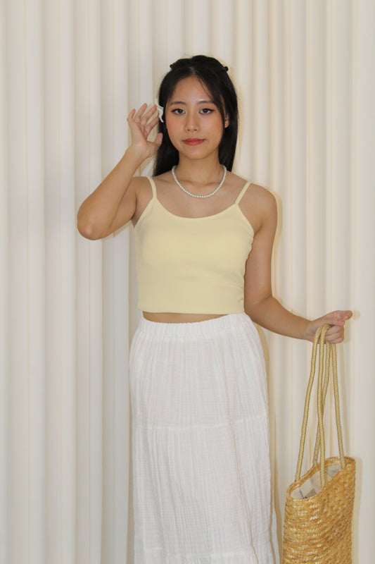 Dinny Padded Top (Yellow)