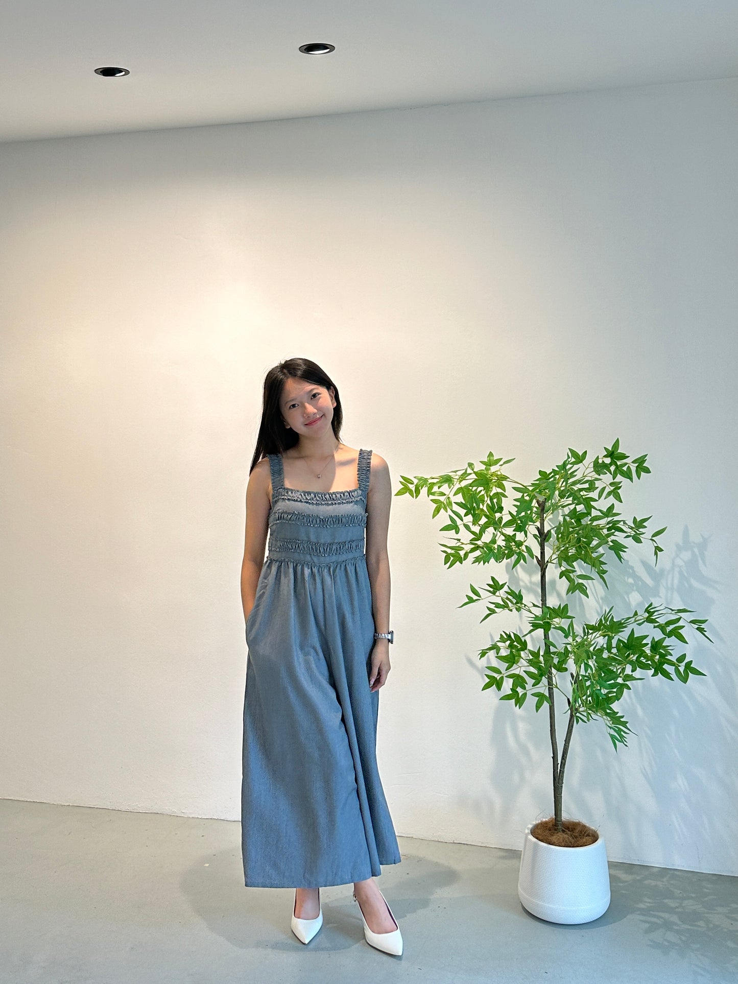 Clara Jumpsuit (Gray)