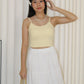Dinny Padded Top (White)