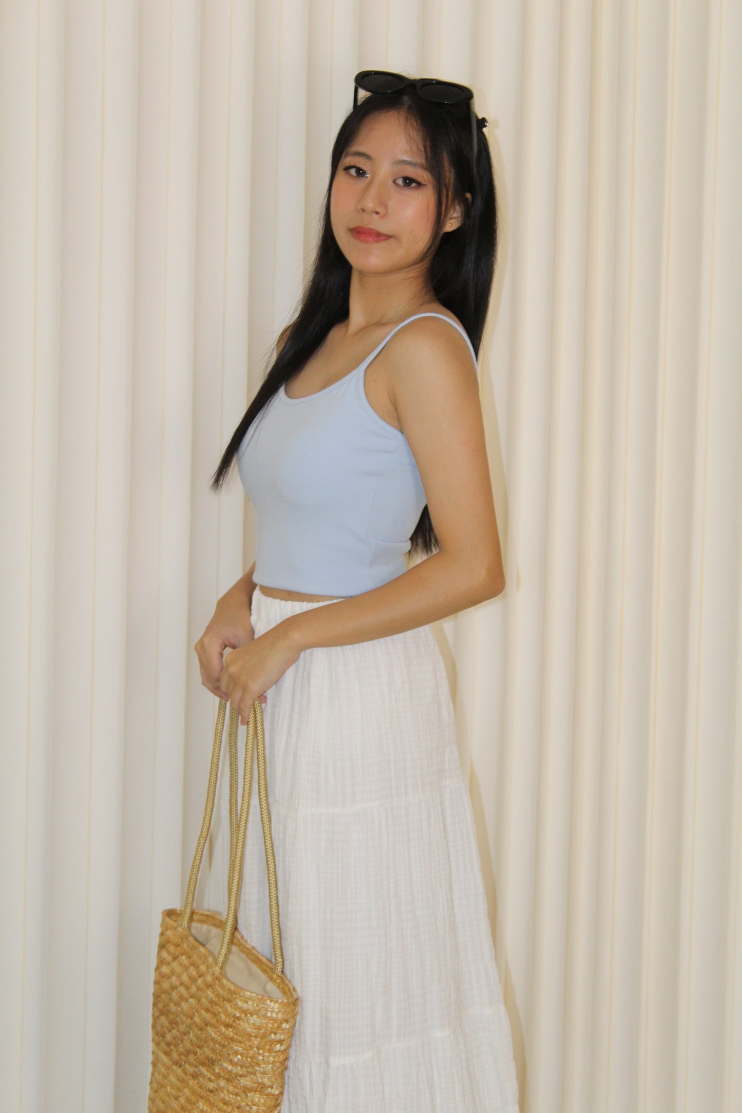 Dinny Padded Top (White)