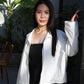 Quincey Cropped Jacket (Cream)