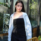 Quincey Cropped Jacket (Cream)