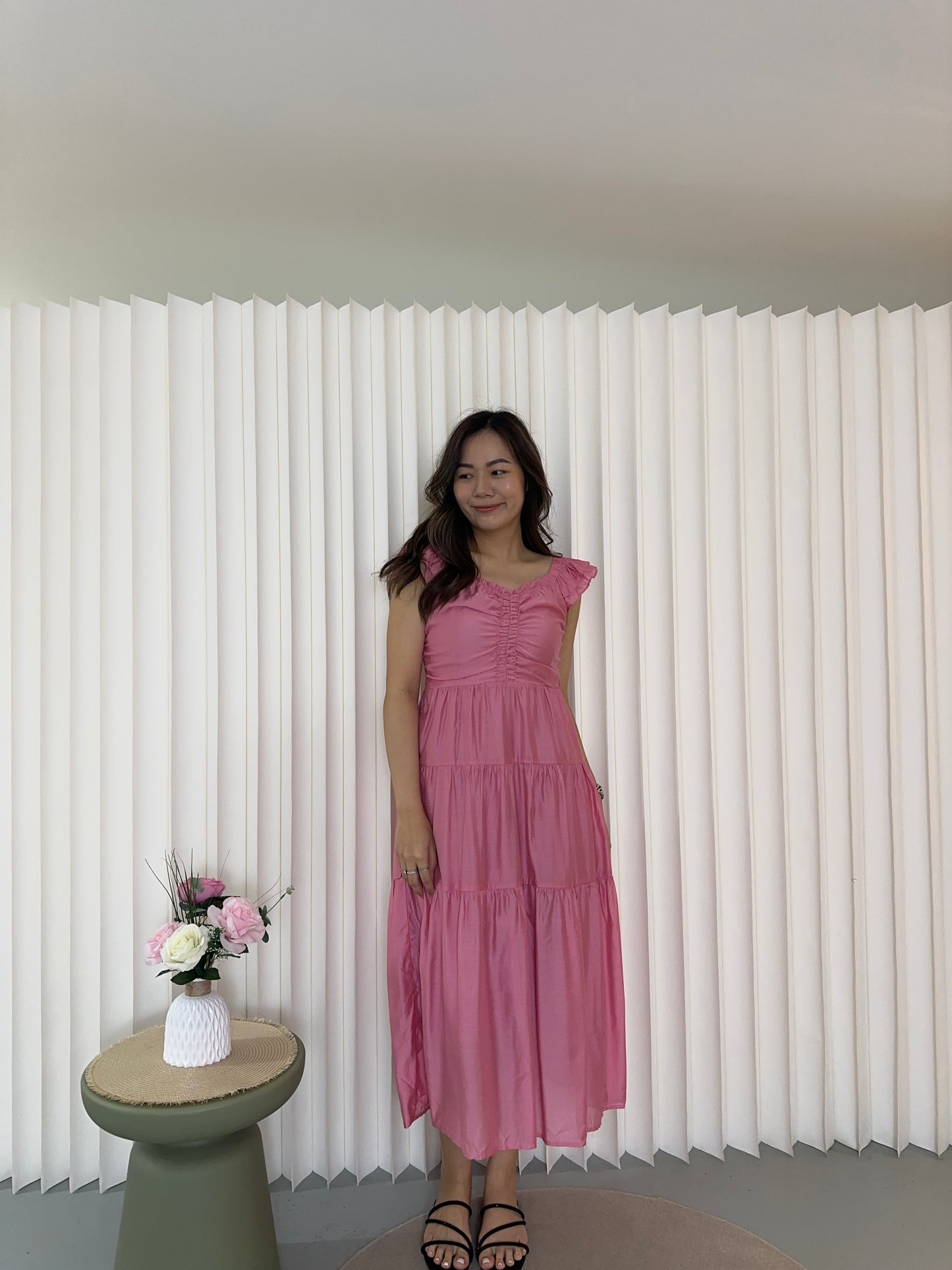 Mirabelle Layered Midi Dress