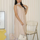 Ornella Cami Two Layered Midaxi Dress (Pink)