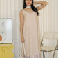 Ornella Cami Two Layered Midaxi Dress (Pink)
