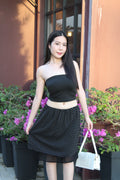 Belle Tube Padded Top (Black)