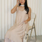 Ornella Cami Two Layered Midaxi Dress (Pink)