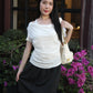 Yenesia Faux Two-Piece Top (Black)