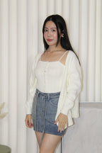 Peyton Denim Mini Skirt (Blue)