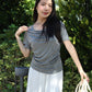 Yenesia Faux Two-Piece Top (Grey)