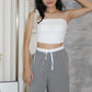 Riley Padded Tube Top (Grey)