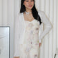 Ginnie Floral Mesh Midaxi Dress (Pink)