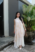 Arielle Halter Ombre Maxi Dress (Blue)