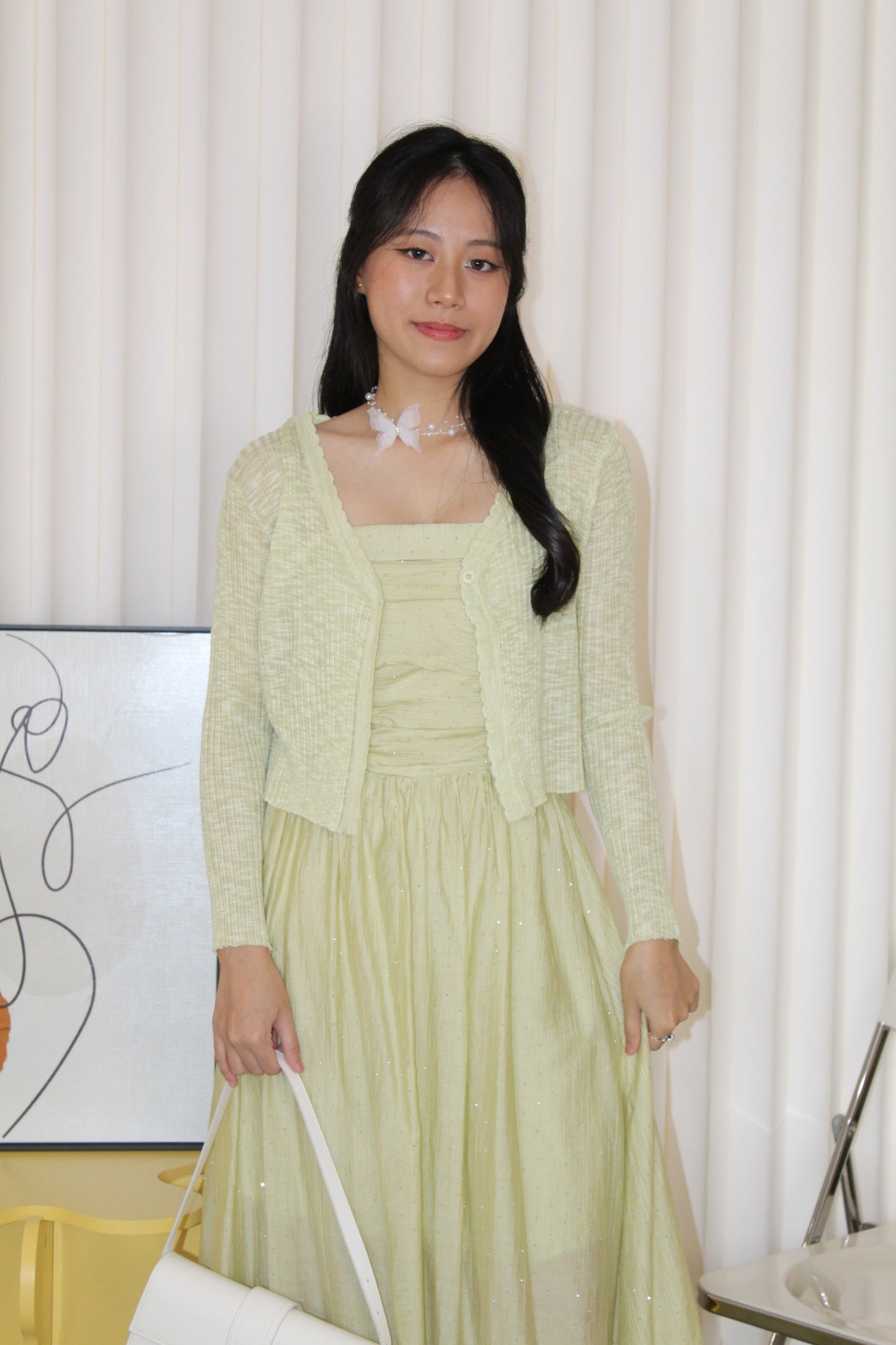 Aurelia Sparkle Midaxi Dress (Green)