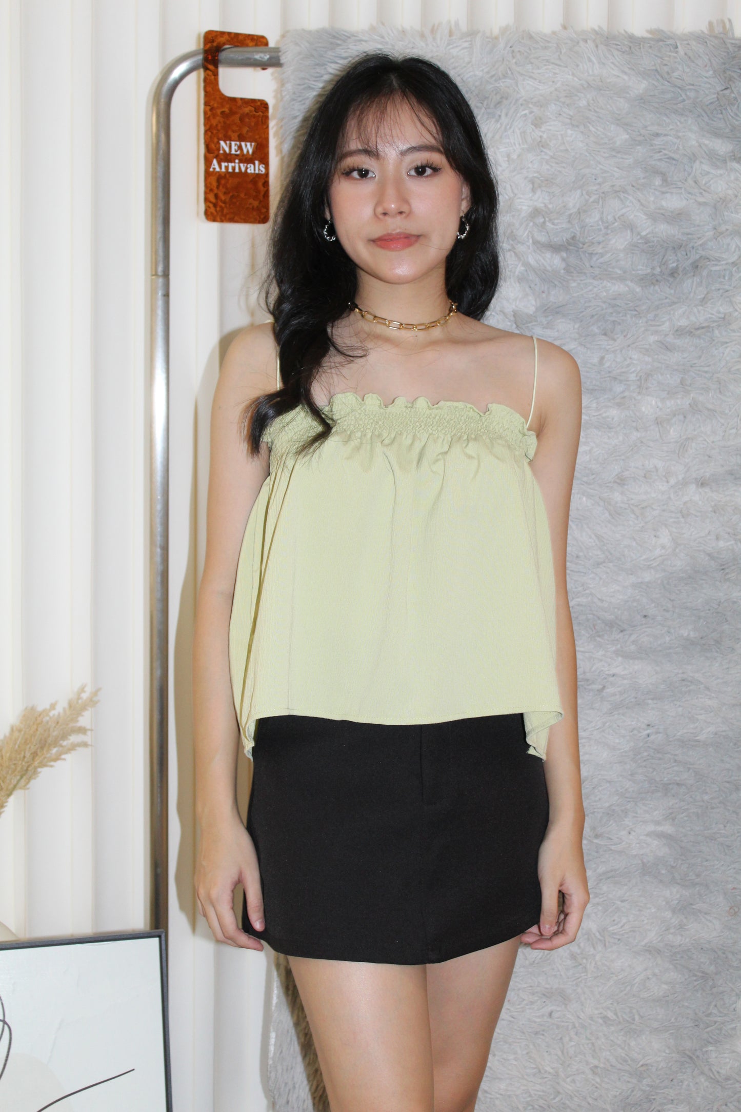 Meredith Flare Top (Yellow)