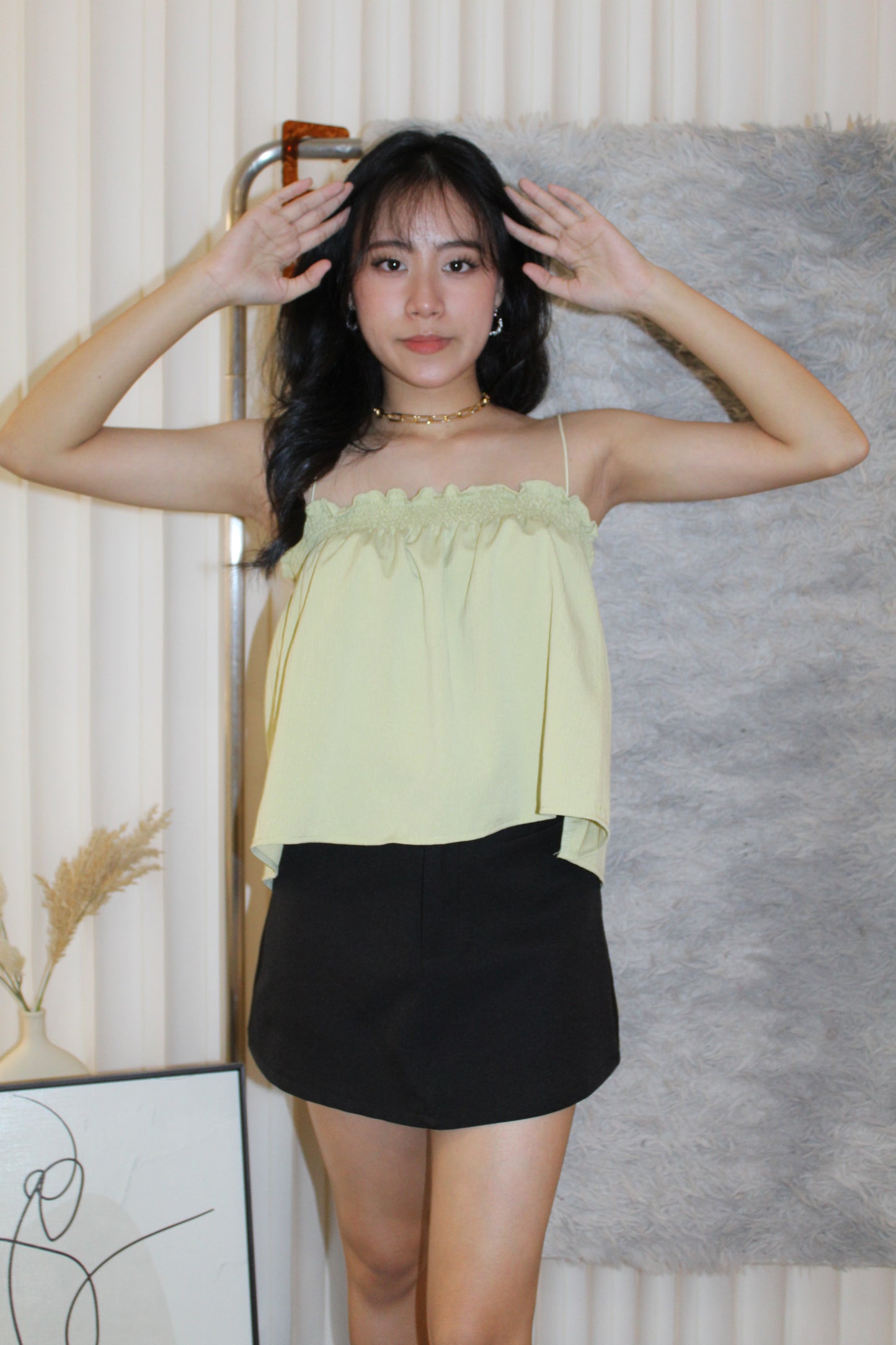 Meredith Flare Top (Yellow)