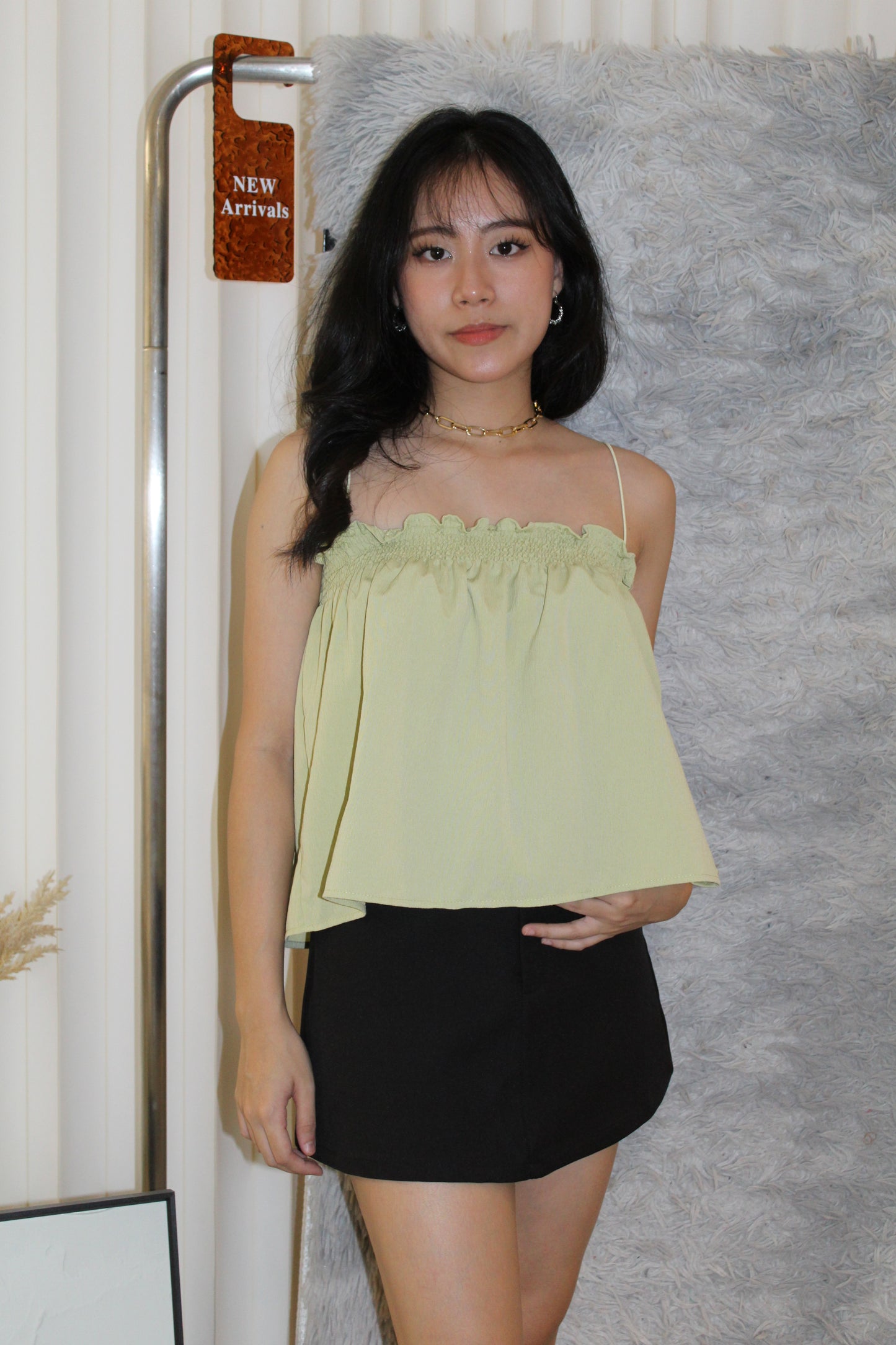 Meredith Flare Top (Yellow)