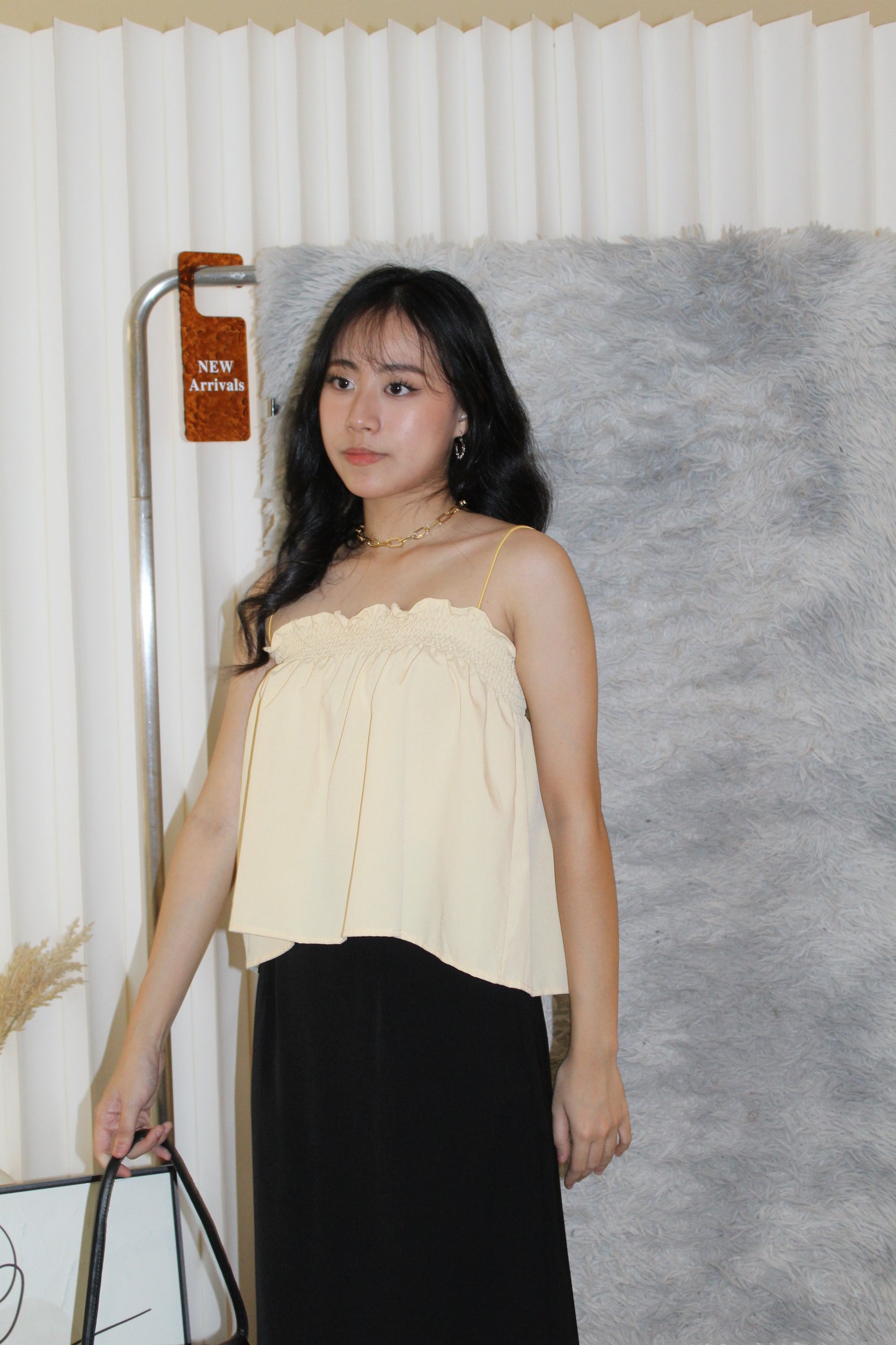 Meredith Flare Top (Yellow)