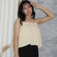 Meredith Flare Top (Yellow)