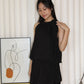 Emi Puffy Two Piece Set (Black)