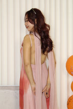 Phoebe Printed Maxi Dress (Pink)