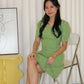 Genesis A-Line Mini Dress (Green)