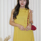 Hillary A-line Mini Dress (Yellow)