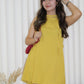 Hillary A-line Mini Dress (Yellow)