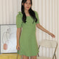 Genesis A-Line Mini Dress (Green)