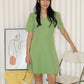 Genesis A-Line Mini Dress (Green)