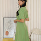 Genesis A-Line Mini Dress (Green)