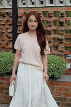 Janelle Floral Knit Top (Yellow)