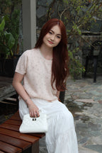 Janelle Floral Knit Top (Yellow)