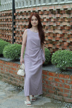 Nadine A-Line Maxi Dress (Cream)