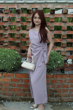 Nadine A-Line Maxi Dress (Cream)