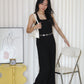 Apolline Casual Jumpsuit (Black)