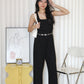 Apolline Casual Jumpsuit (Black)